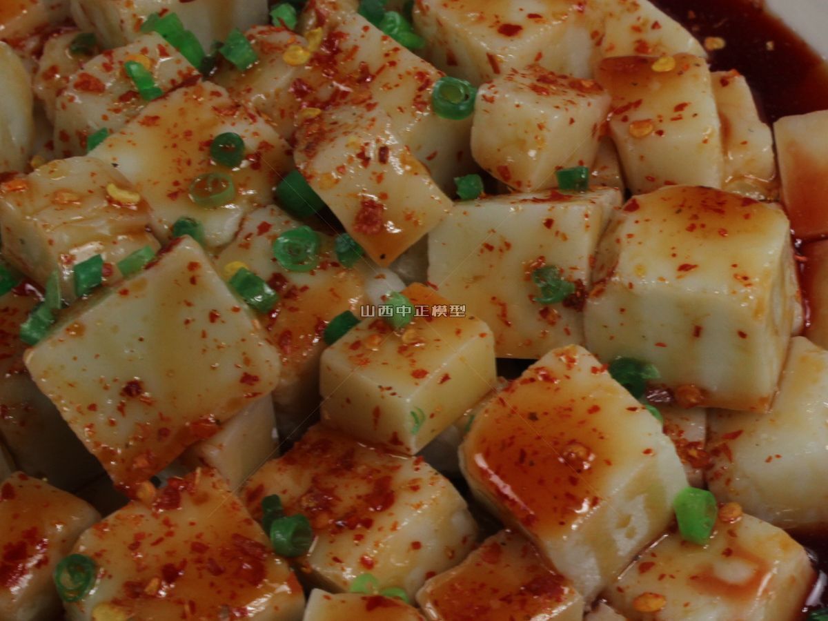 麻婆豆腐食品模型仿真菜