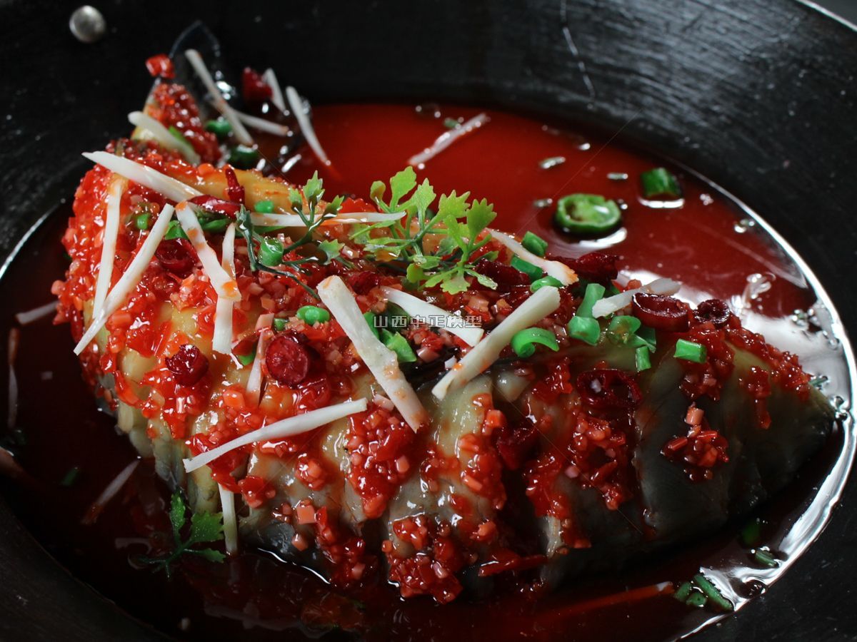 鱼锅食品模型仿真菜