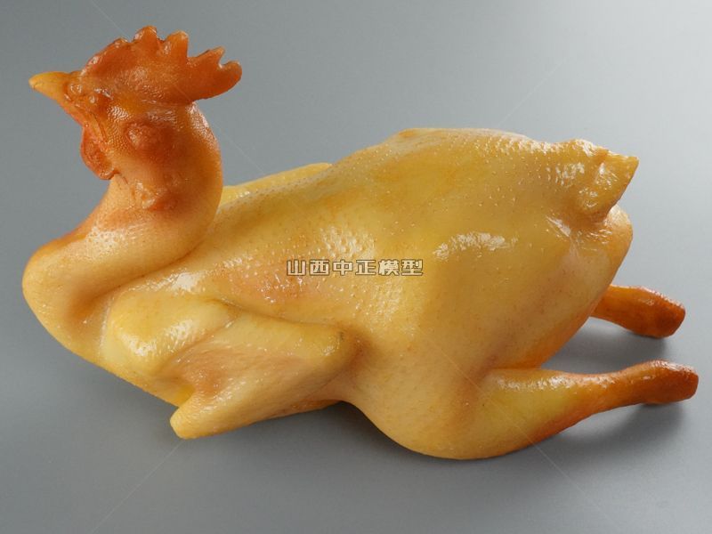 整鸡烧鸡食物模型