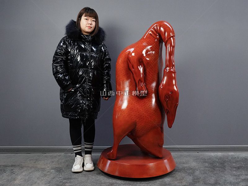 四季京城大鸭动物不锈钢雕塑定做