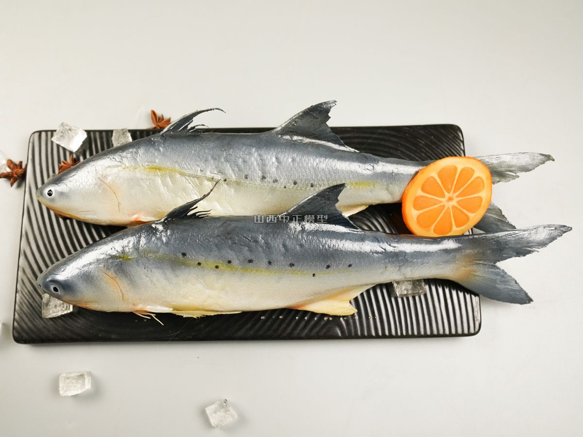马友鱼（深海鱼）银色鱼仿真动物模型制作