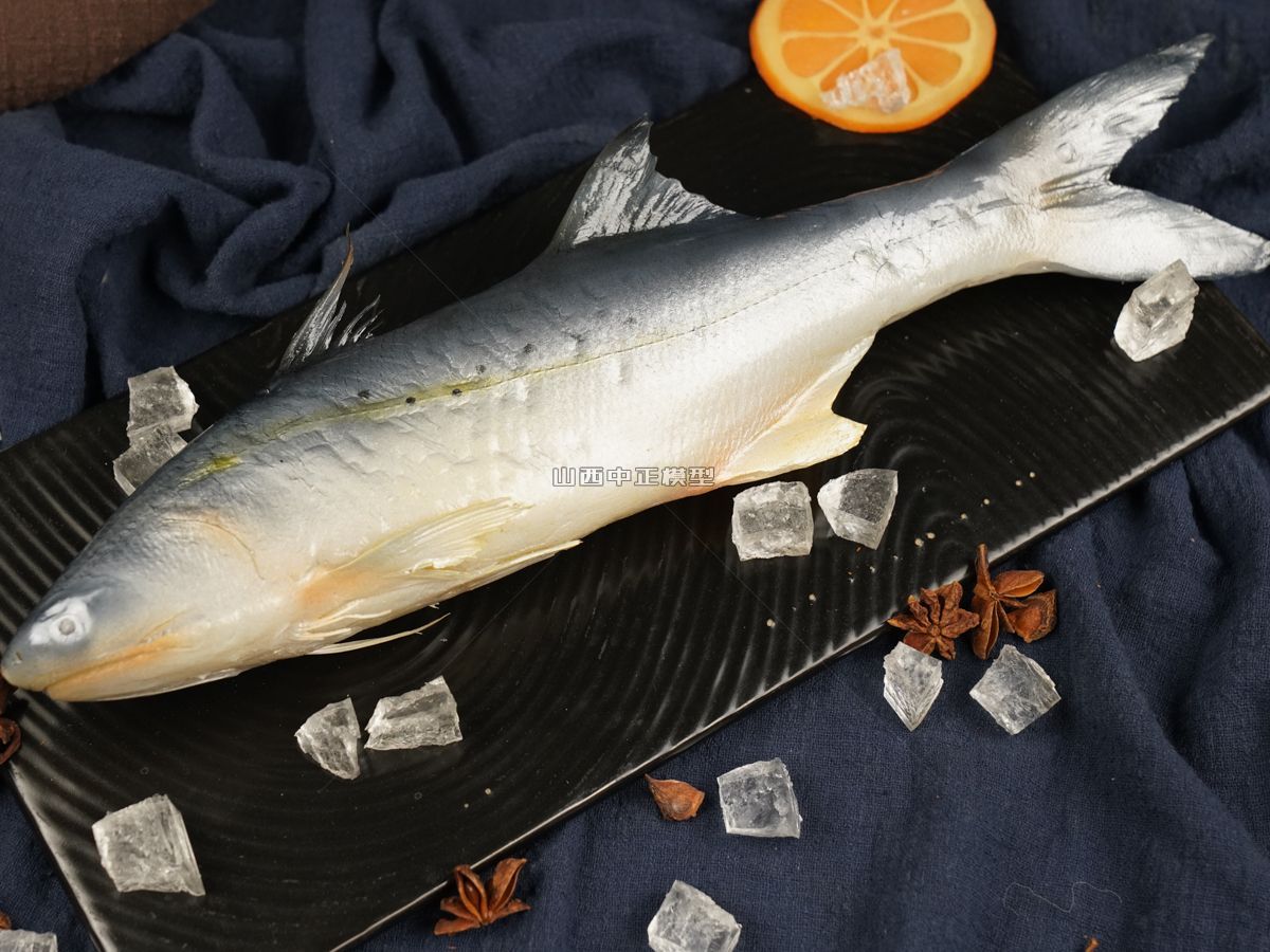 马友鱼（深海鱼）银色鱼仿真动物模型制作