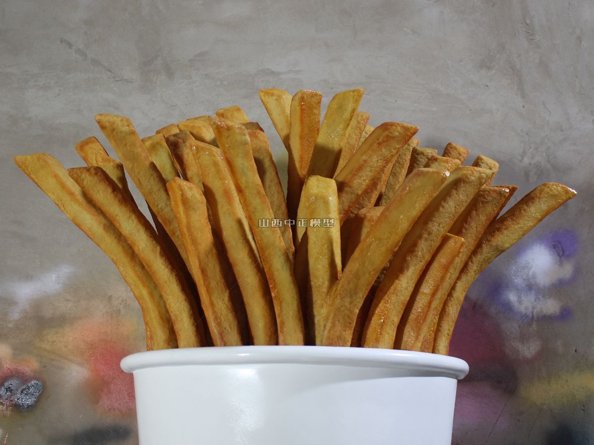大型薯条食品模型仿真菜