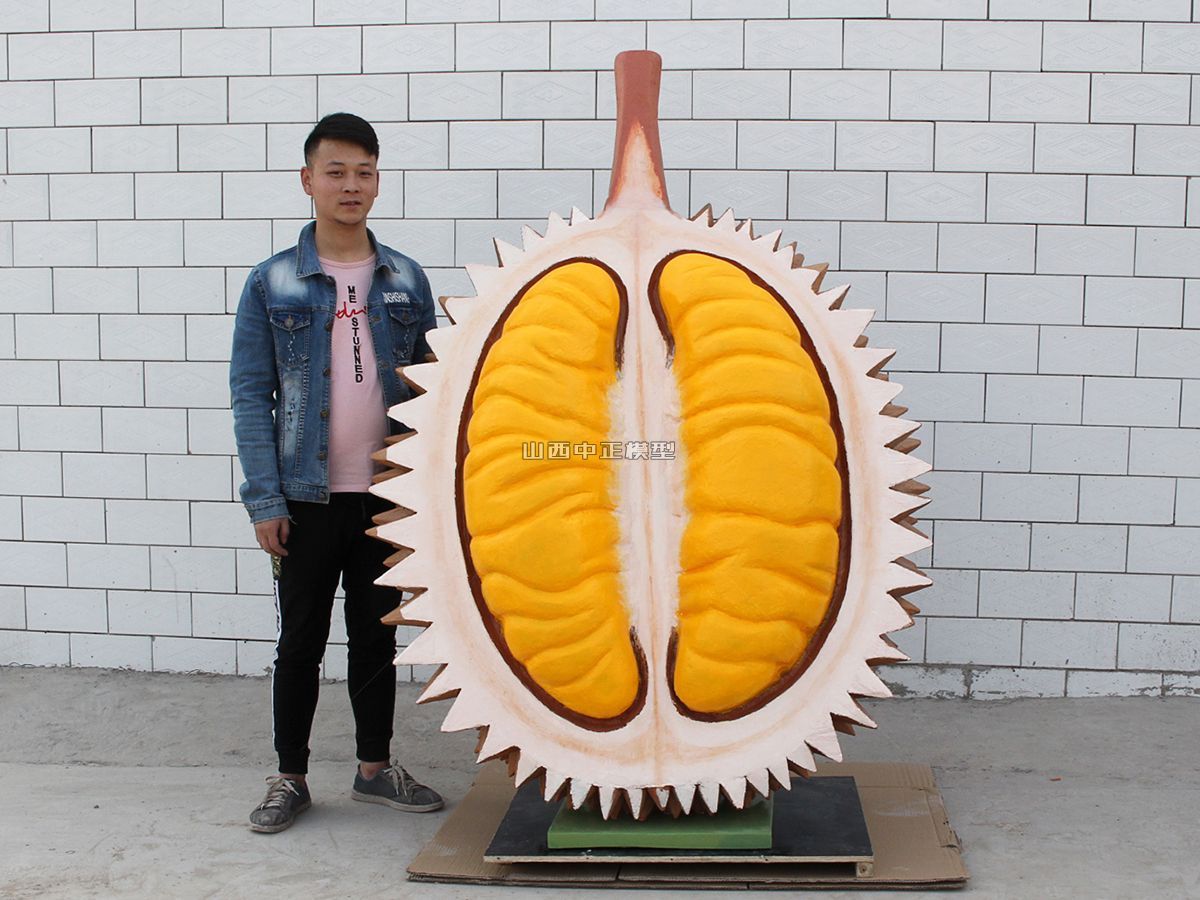 1.6m榴莲商业美陈定制