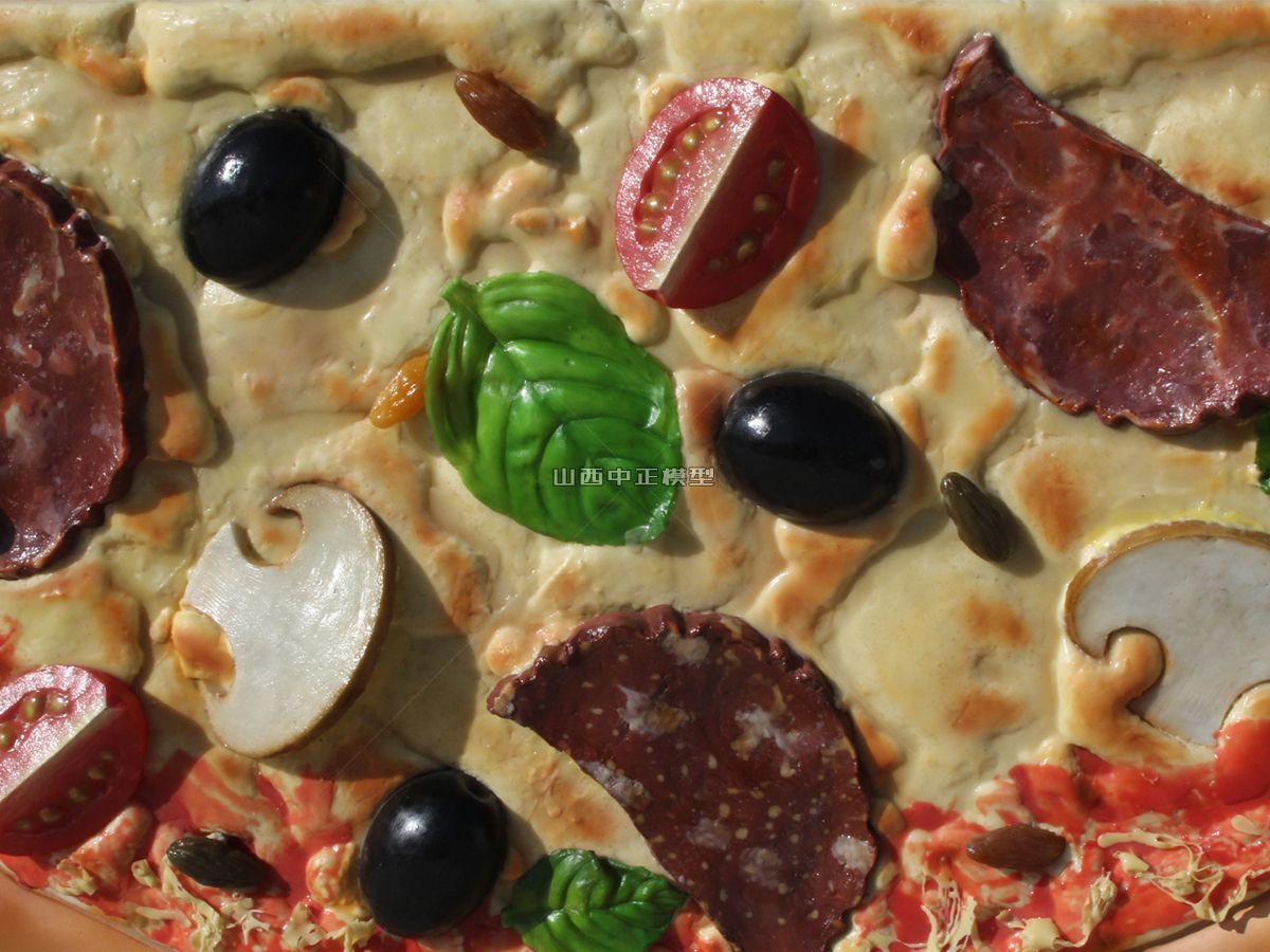半个披萨仿真食品模型定制