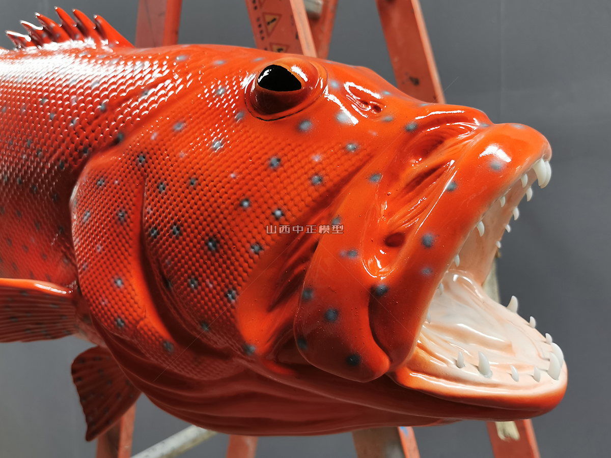 东星斑鱼仿真动物模型生产厂家